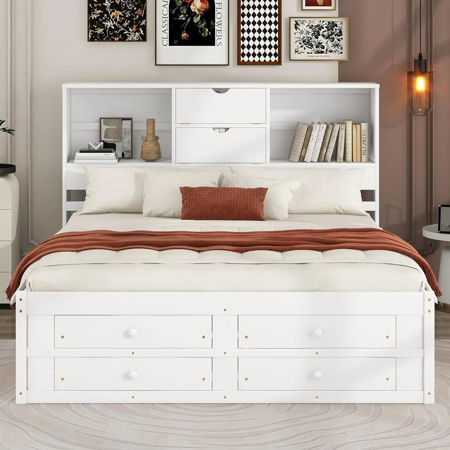8-Drawer Platform Bed