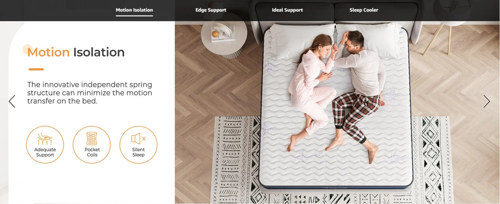 Vesgantti 10/12" Tight Top Hybrid Mattress