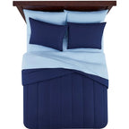 Reversible 7PC Bedding Set w/ Sheets & Shams