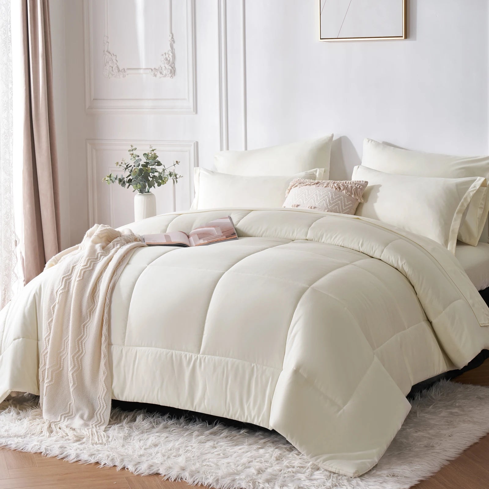7PC Bed-in-a-Bag Comforter Set (Queen)