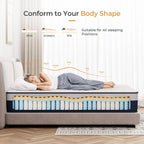 Vesgantti 10/12" Tight Top Hybrid Mattress