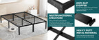 JHK Basic Metal Bed Frame w/ Storage