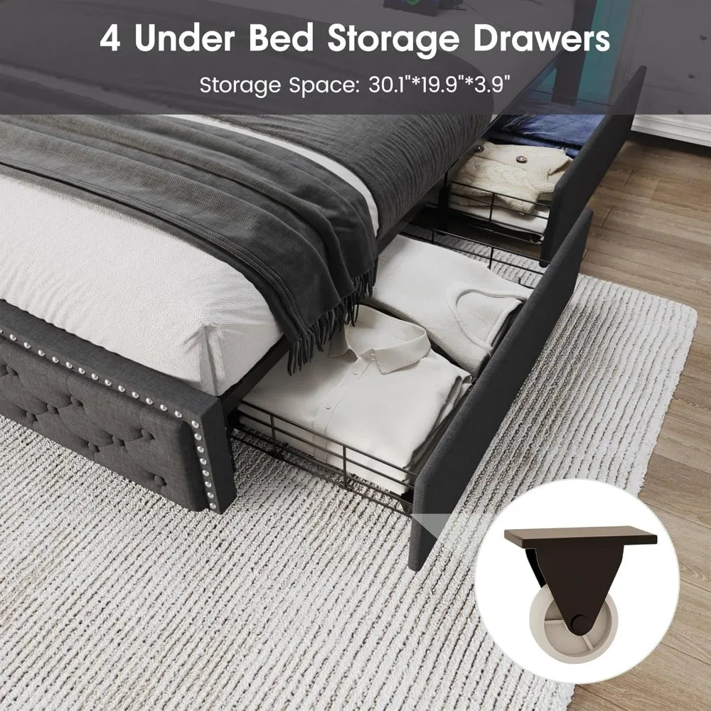 Vabches Queen Size Bed