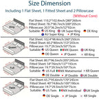 4PC 600TC Egyptian Cotton Fitted Sheets