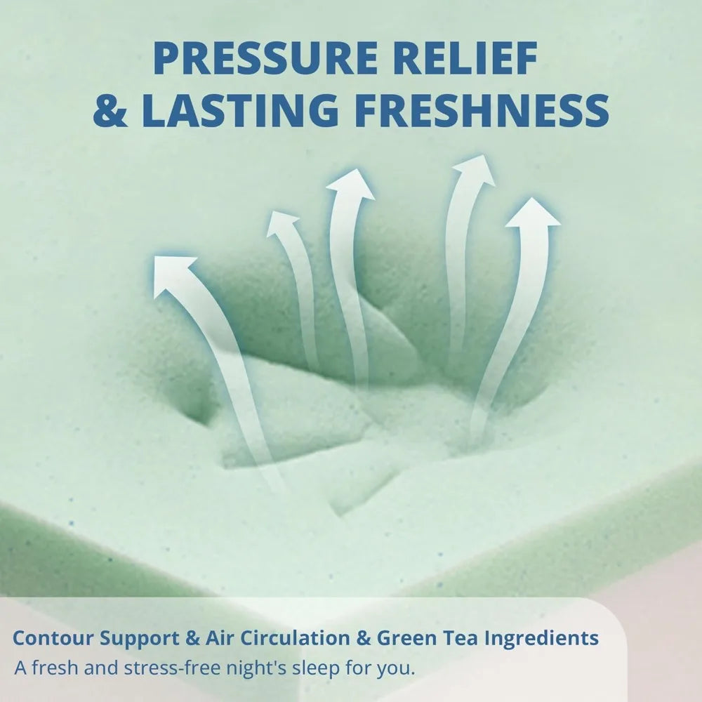 8" Green Tea Foam Mattress