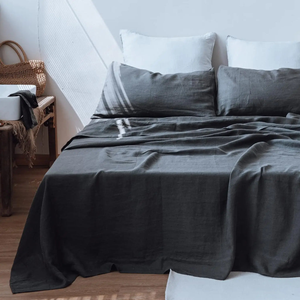 Simple&Opulence 3/4PC Linen Sheet Set