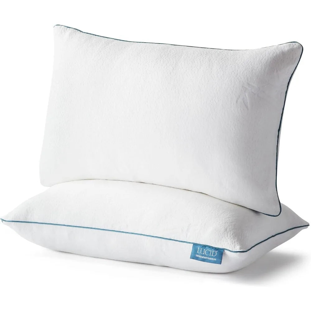 Premium Shredded Memory Foam Pillow (2-Pack Queen)