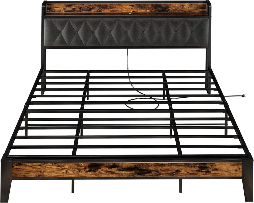 ANCTOR Bed Frame w/ Outlets