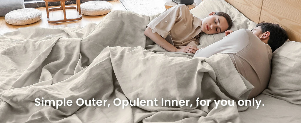 Simple&Opulence 3/4PC Linen Sheet Set