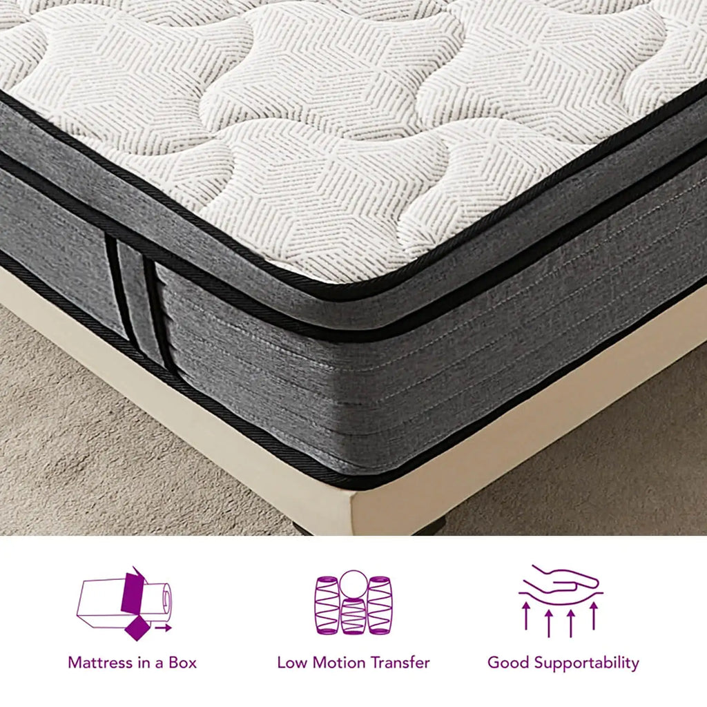 Queen Hybrid Mattress w/ Pocket Springs