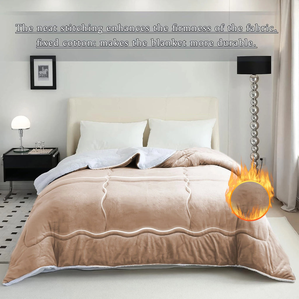 Soft Cozy Double-Sided Fleece Blanket