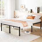 JHK Basic Metal Bed Frame w/ Storage