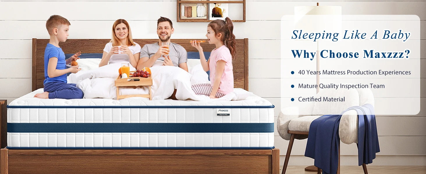 Maxzzz 12" Hybrid Mattress