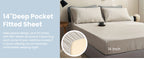 Simple&Opulence 3/4PC Linen Sheet Set