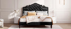 HOOMIC Velvet Platform Bed