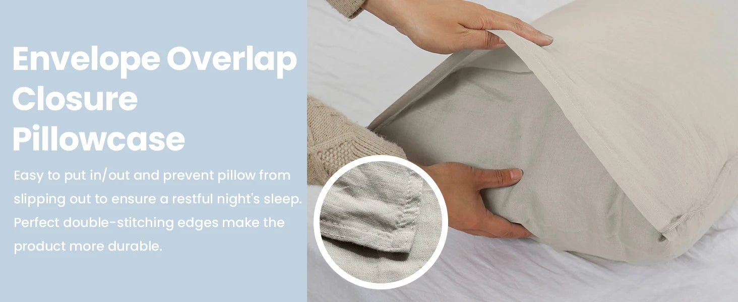 Simple&Opulence 3/4PC Linen Sheet Set