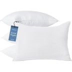 Grid Hotel Bed Pillows, Medium-Firm (Set of 4)