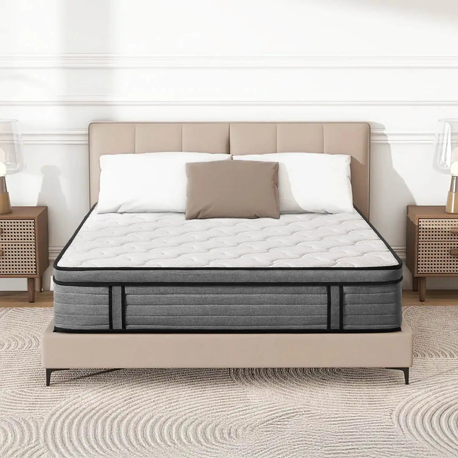 Queen Hybrid Mattress w/ Pocket Springs