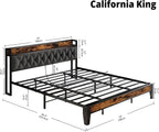 ANCTOR Bed Frame w/ Outlets