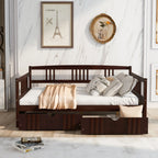 Wooden Daybed w/ Drawers
