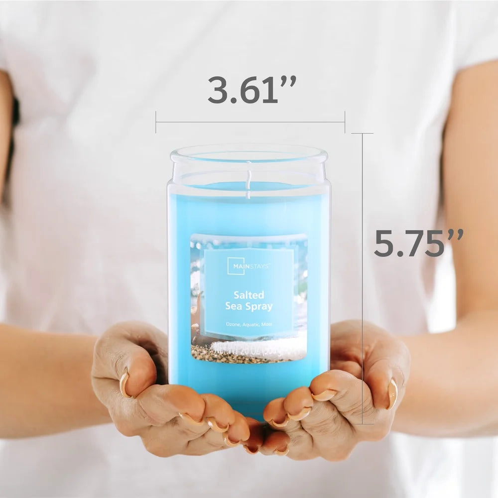 Large Scented Candle, Sea Spray 20oz