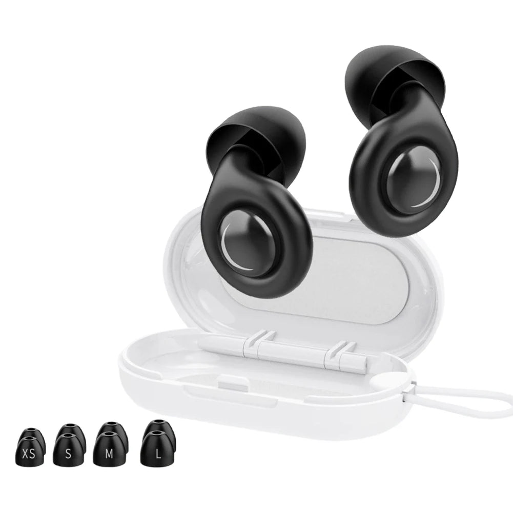 Reusable Silicone Earplugs w/ Case