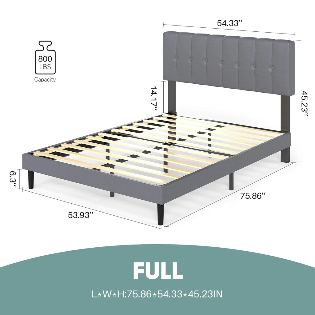 JHK Solid Wood Bed Frame