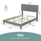 JHK Solid Wood Bed Frame