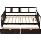 Wooden Daybed w/ Drawers