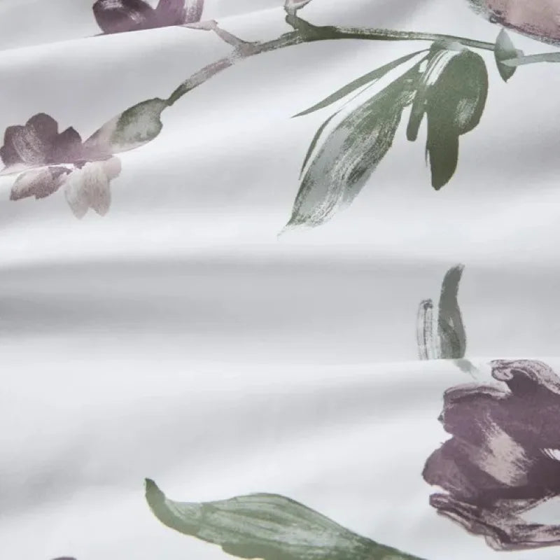 Floral Mauve Bed-in-a-Bag Set