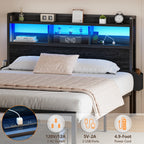 Bed Frame w/ Storage & LED