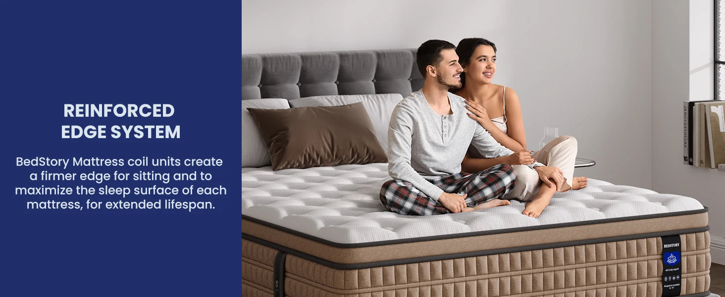 BedStory 12" Hybrid Mattress