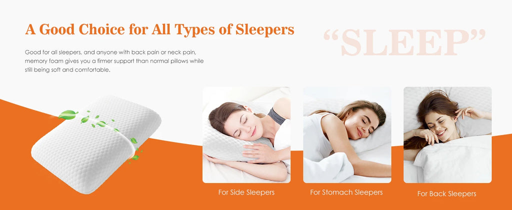 JHK Cooling Memory Foam Pillow