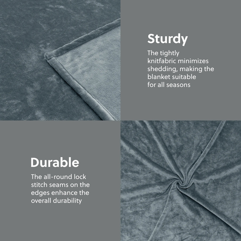 Soft Cozy Double-Sided Fleece Blanket