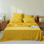 Simple&Opulence 3/4PC Linen Sheet Set
