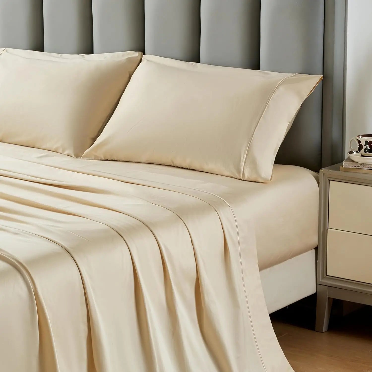 Simple&Opulence 100% Cotton 4PC Sheet Set