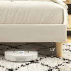 Queen Velvet Platform Bed