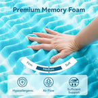 Hcore 5-Zone Memory Foam Mattress Topper