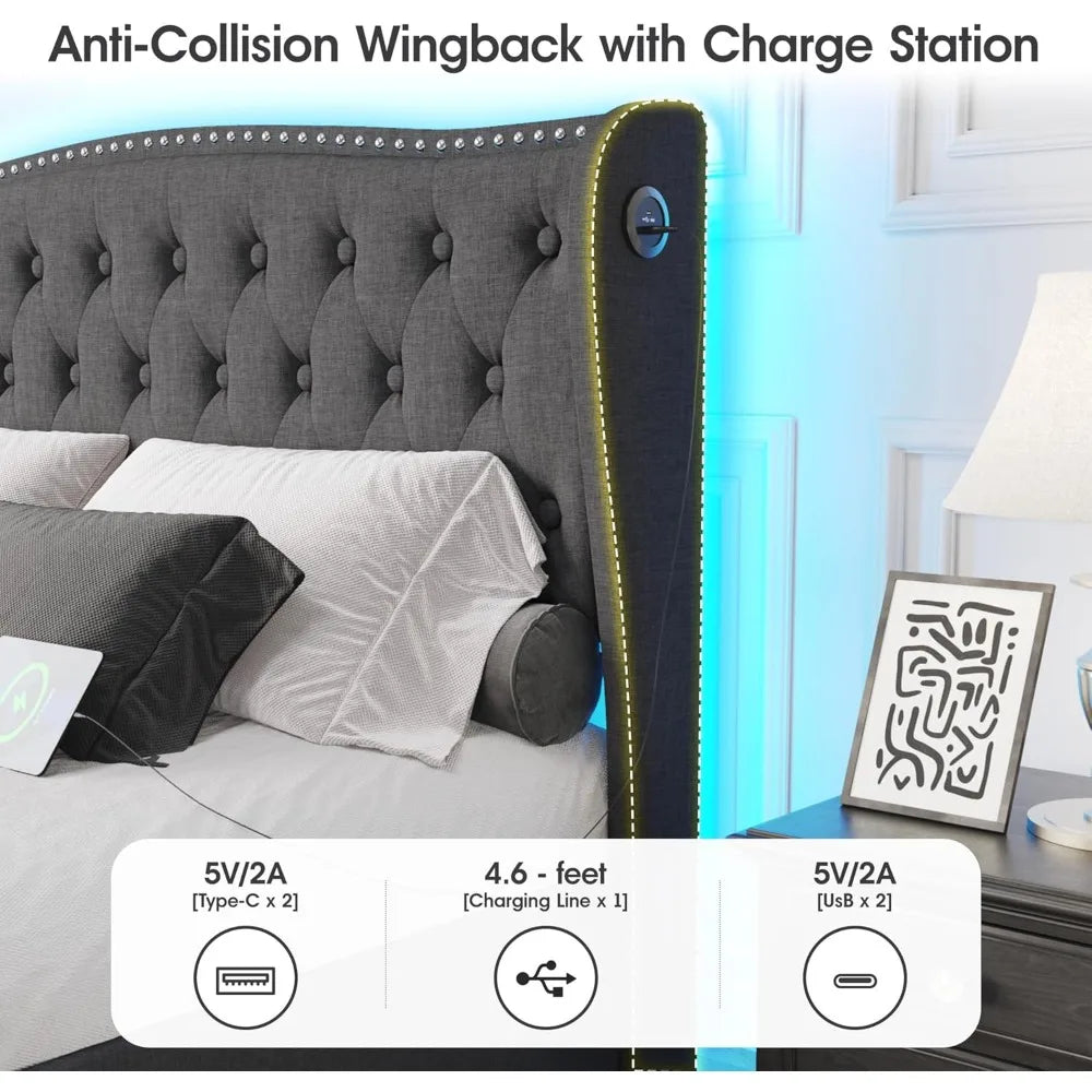 Vabches Queen Size Bed