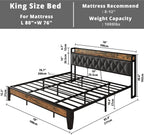 ANCTOR Bed Frame w/ Outlets