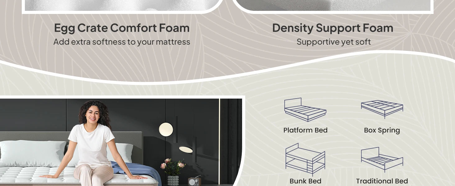 BedStory 14" Hybrid Mattress