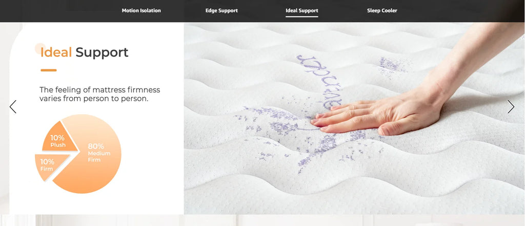 Vesgantti 10/12" Tight Top Hybrid Mattress