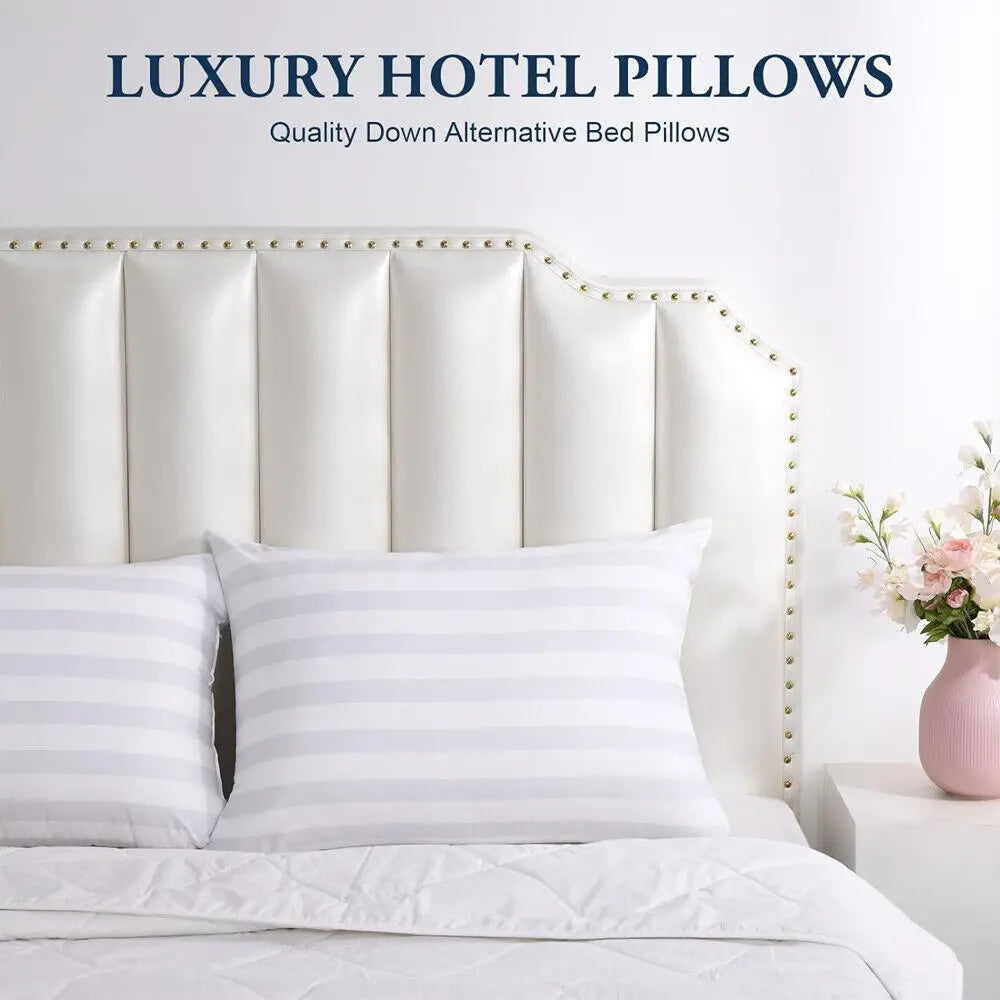 Set of 2 Plush Down Alternative Pillows