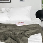 Cotton Cable Knit Throw Blanket