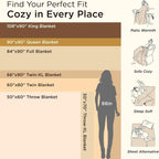 Soft Cozy Double-Sided Fleece Blanket