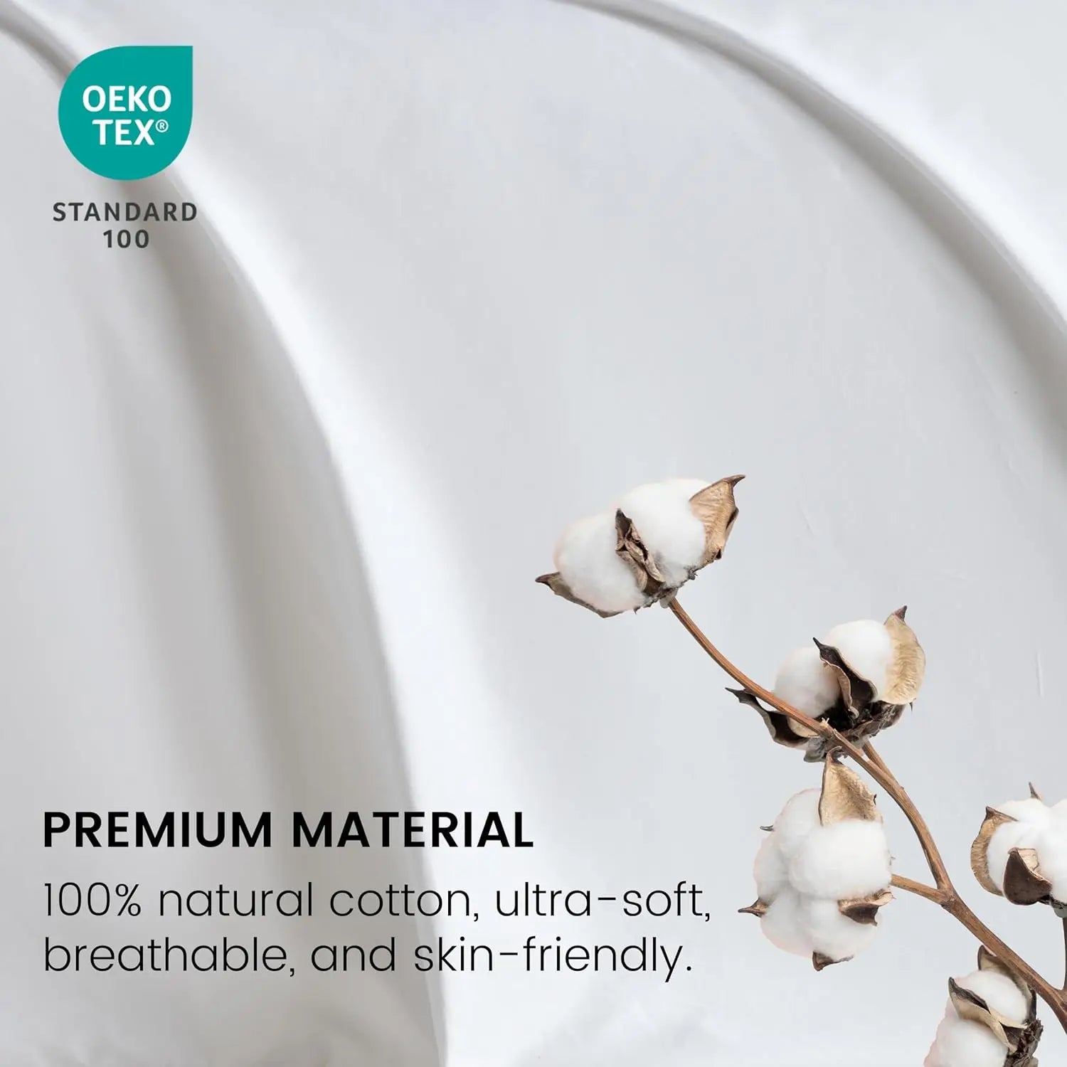 Simple&Opulence 100% Cotton 4PC Sheet Set