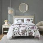 Floral Mauve Bed-in-a-Bag Set