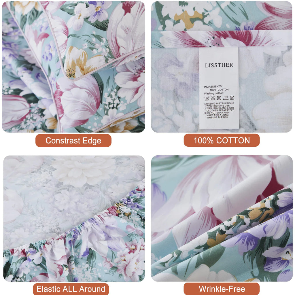 4PC 600TC Egyptian Cotton Fitted Sheets