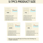 7PC Bed-in-a-Bag Comforter Set (Queen)