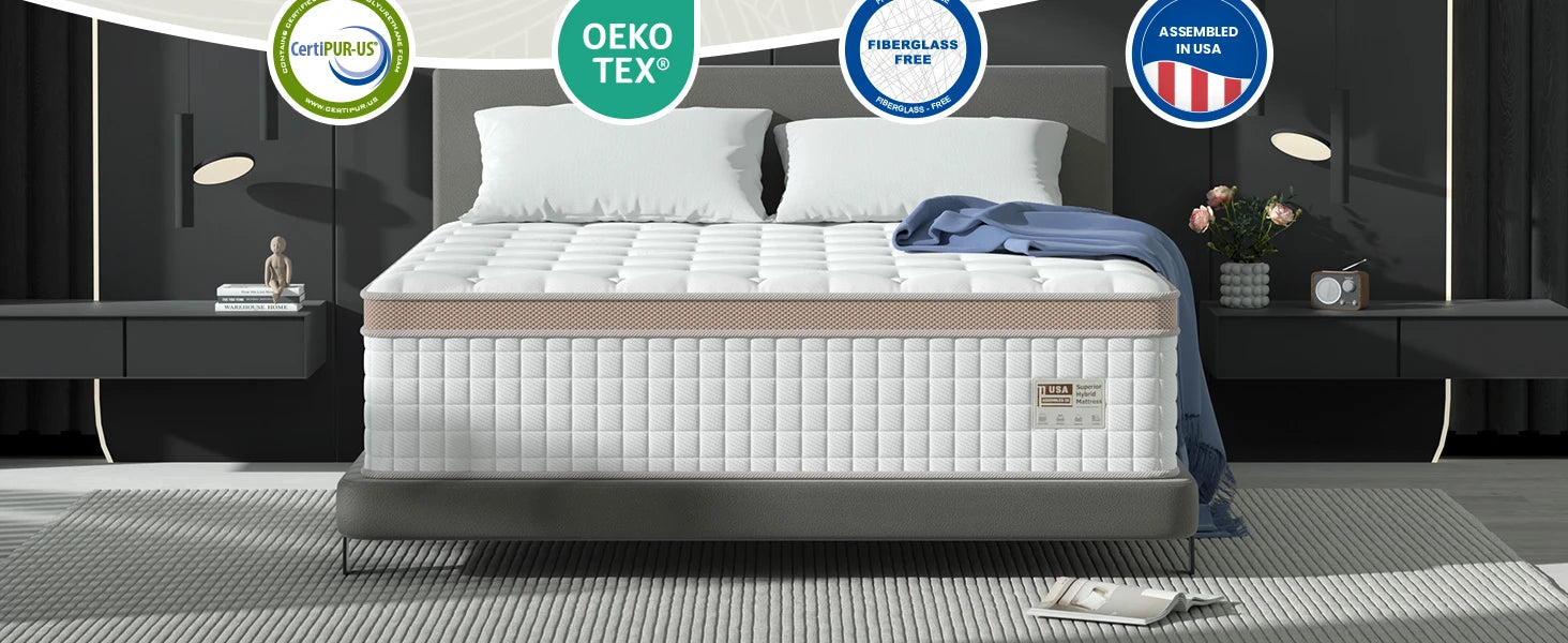 BedStory 14" Hybrid Mattress